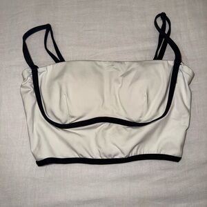 Forever 21 white and Black Bra with Adjustable Straps, size M